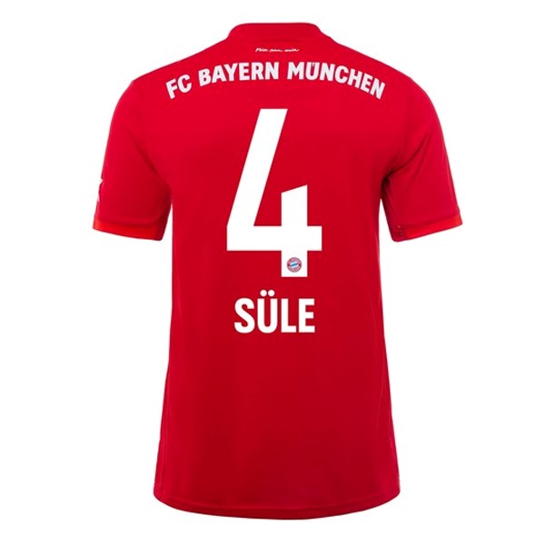 Maillot Football Bayern Munich NO.4 Sule Domicile 2019-20 Rouge